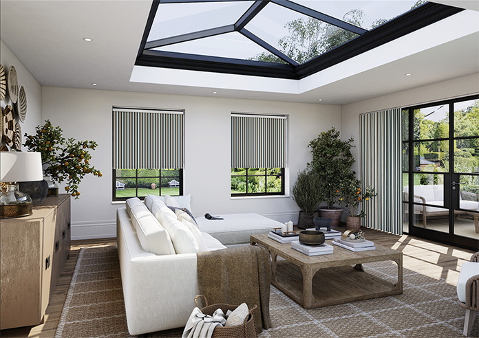 The British Stripe Co. Charles, Teignbridge No.1 - Roller Blind - Image 7